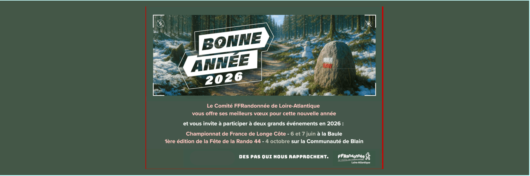 Vœux du Comité de Loire-Atlantique